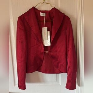 Motivi Bold Red Women's Feastive Blazer Size 8